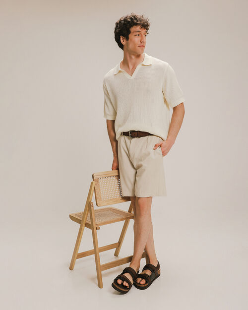 Polo Fit Relaxed Beige