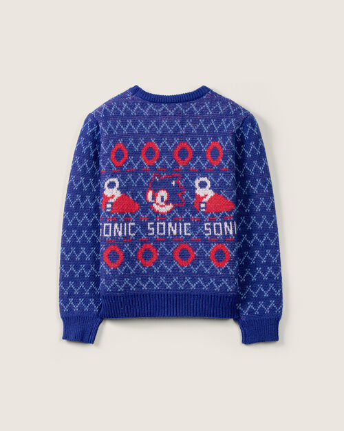 Suéter Azul Sonic