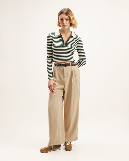 Pantalón Con Cinturón