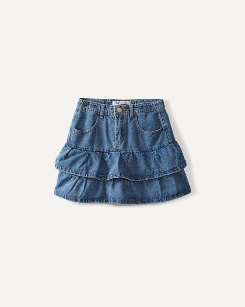 Falda Mini Volantes