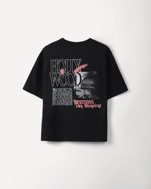 Playera Oversize Negra