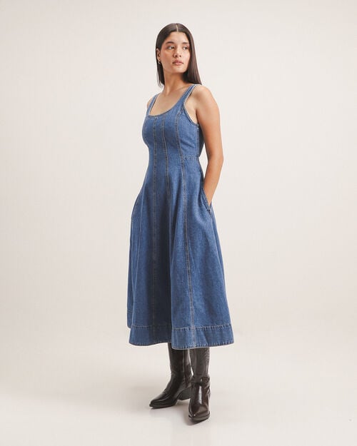 Vestido Midi Mezclilla