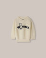 Sudadera Cerrada Estampada,CREMA