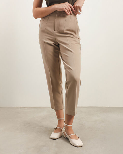 Pantalón Pinzas Beige