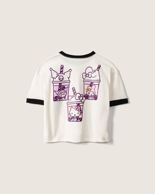 Playera Cropped Hello Kitty