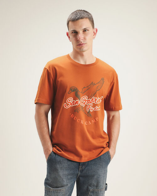 Playera Fit Relaxed Estampada