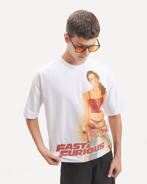 Playera Blanca Fast & Furious
