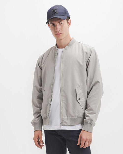 Chamarra Bomber Gris