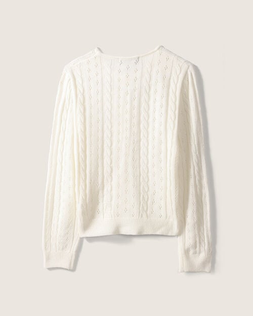 Suéter De Punto Blanco