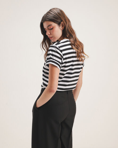 Playera Rayas Boxy