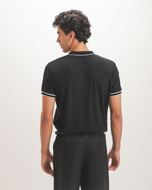 Polo Negra Regular