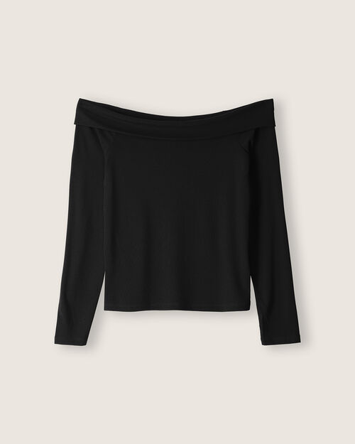 Playera Hombros Descubiertos