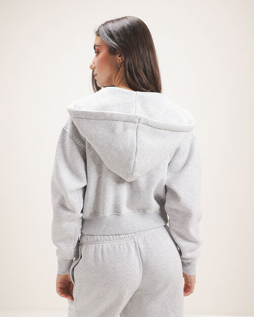 Sudadera Abierta Con Gorro