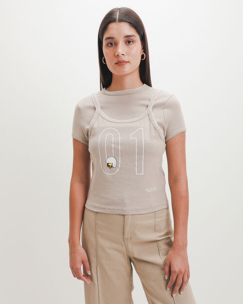 Playera Ringer Peanuts