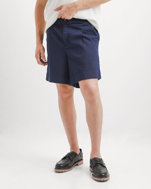 Short Azul Textura