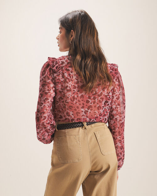 Blusa Estampado Animal Print