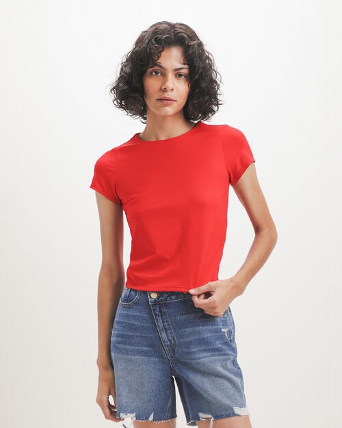Crop Top Rojo