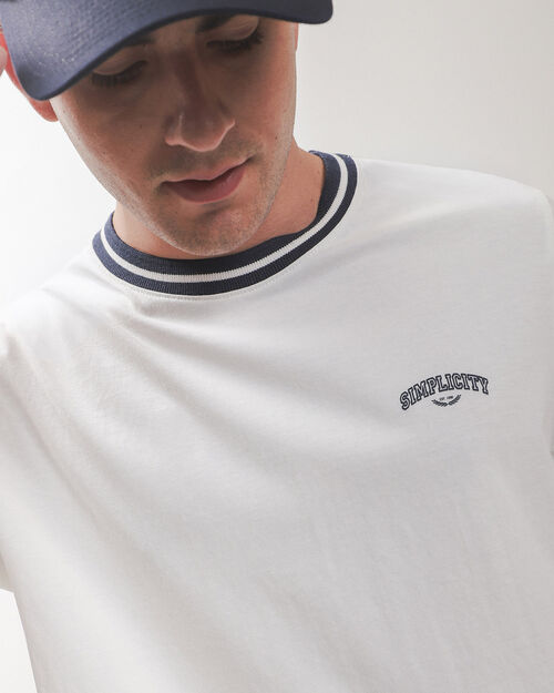 Playera Blanca Casual