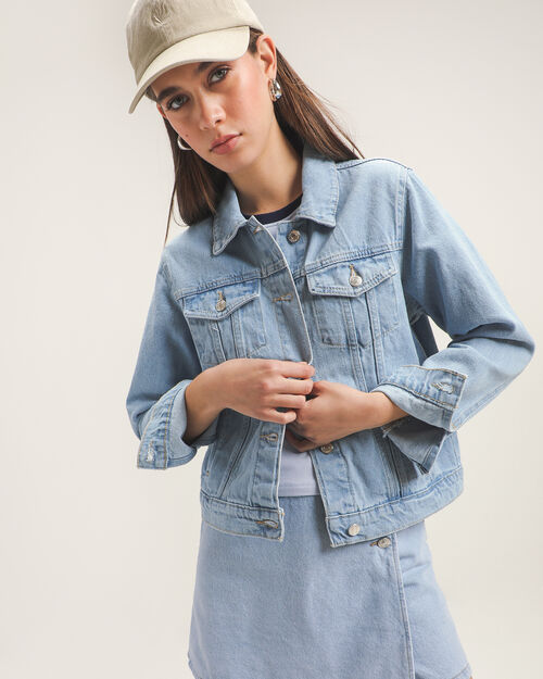 Chamarra Azul De Mezclilla