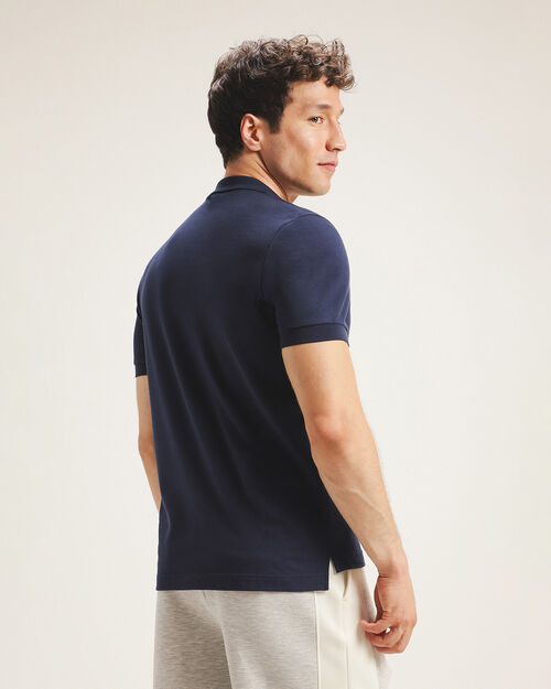 Polo Manga Corta Azul