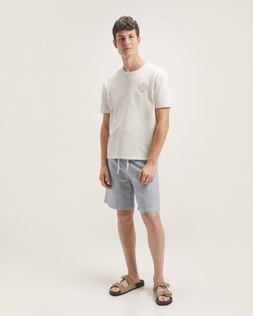 Short Azul Con Jareta