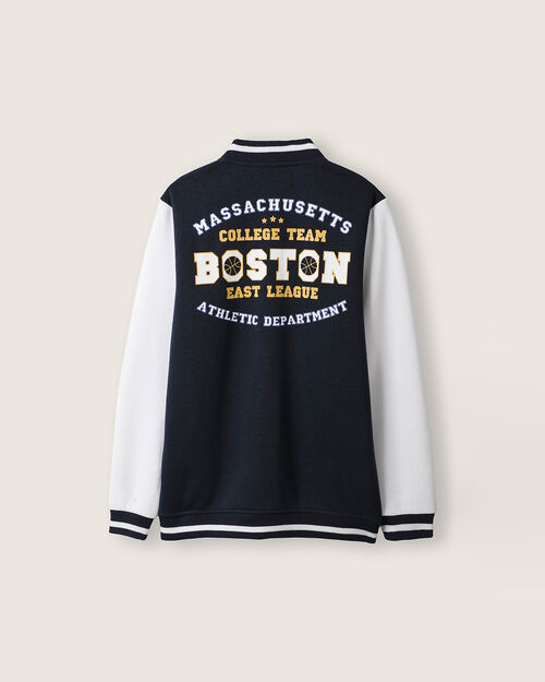 Chamarra Bomber Azul