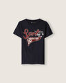 Playera Estampada Azul,AZUL MARINO