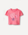 Playera Rosa Gr&aacute;fico,ROSA FUCSIA