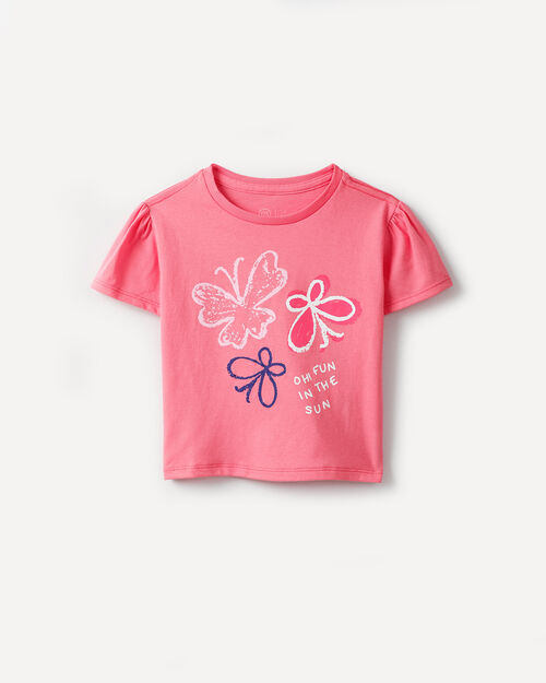 Playera Estampada Mariposas