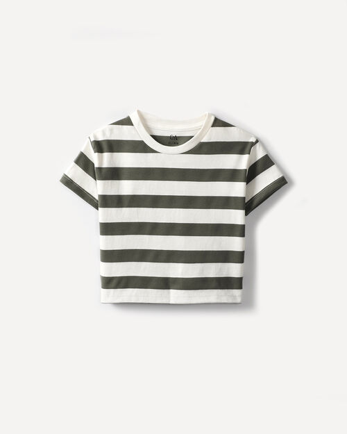 Playera Gris Rayas
