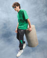 Playera Beige Con Bordado,VERDE OBSCURO