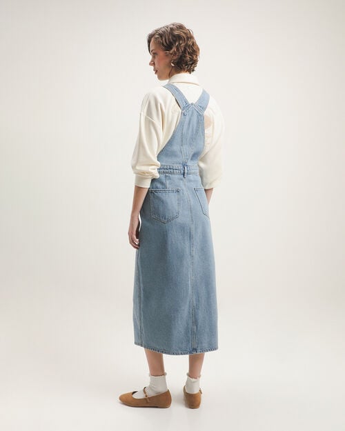 Overol Midi De Mezclilla