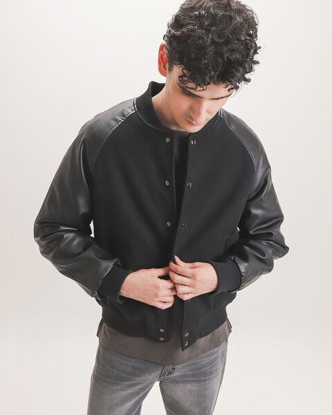 Chamarra Bomber Botones