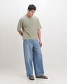Jeans Super Baggy,AZUL ACERO