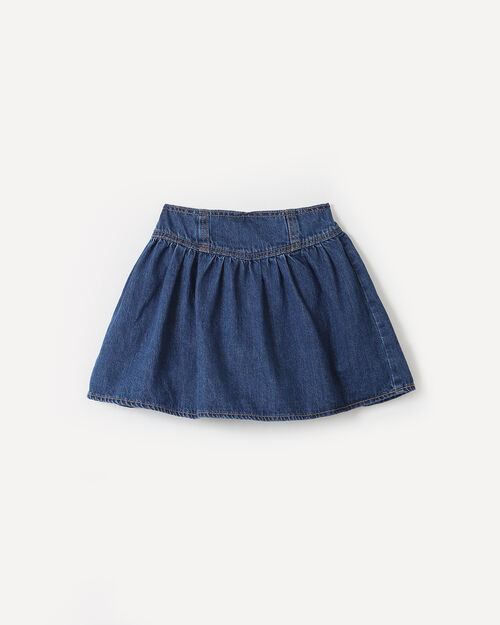 Falda Mini De Mezclilla