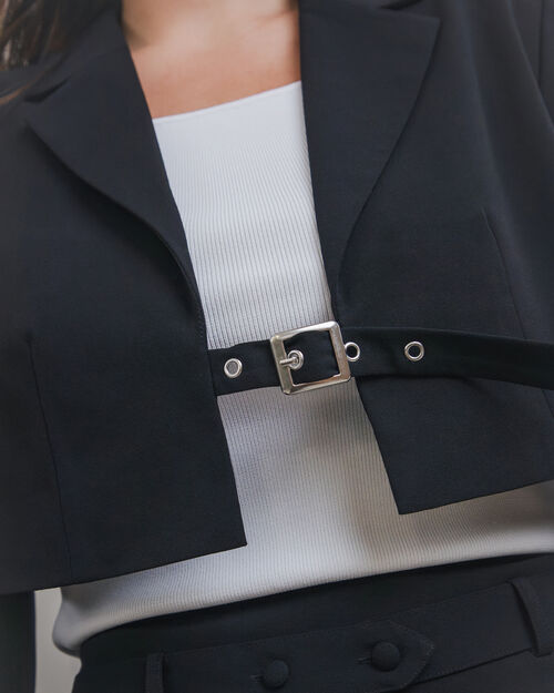 Saco Cropped Hebilla