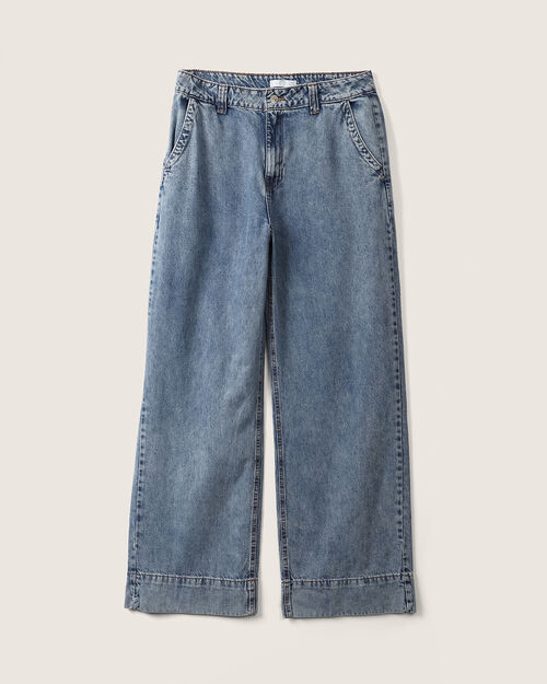Jeans Mezclilla Wide Leg