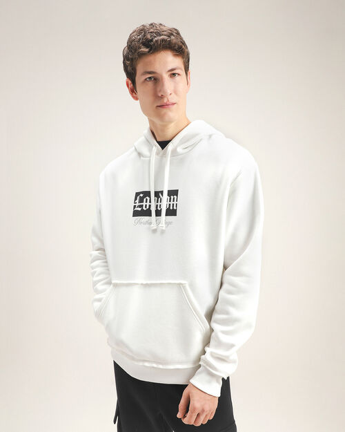 Sudadera Fit Relaxed Blanca