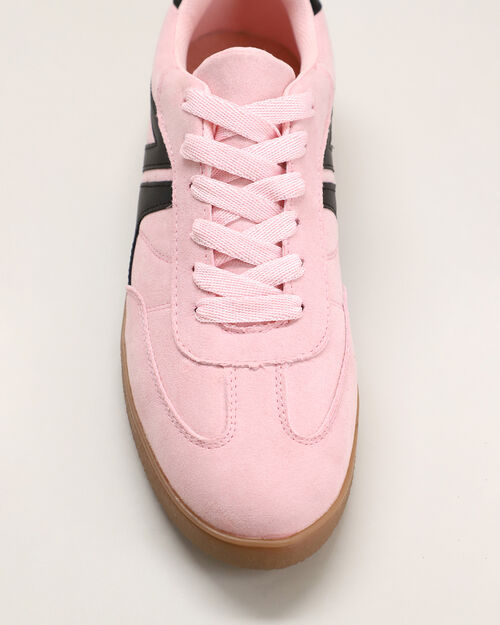 Tenis Retro Contraste Rosa