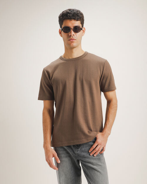 Playera Fit Regular Caf&eacute;