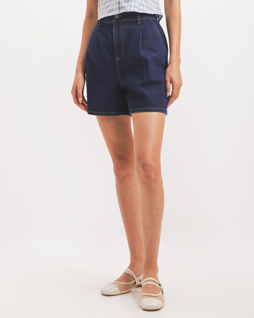 Short Loose De Mezclilla