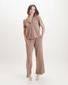 Conjunto Pijama Caf&eacute;,CAFE CLARO