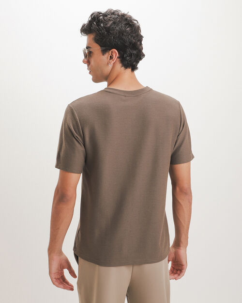 Playera Caf&eacute; Textura
