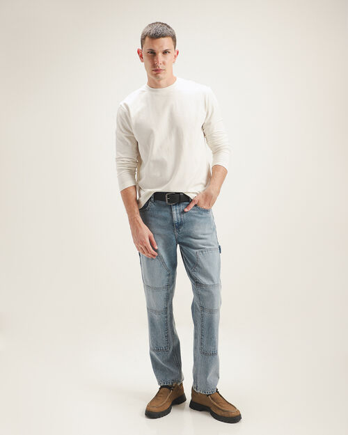 Playera Manga Larga Blanca