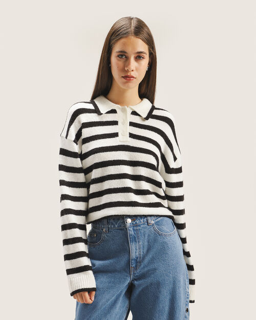 Su&eacute;ter Cuello Polo