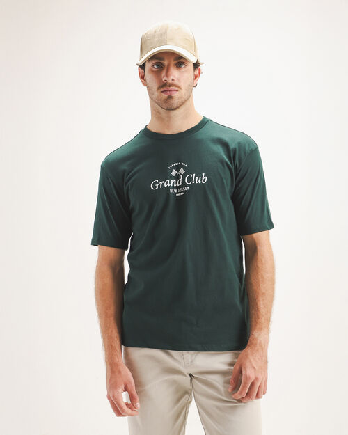 Playera Verde Estampada