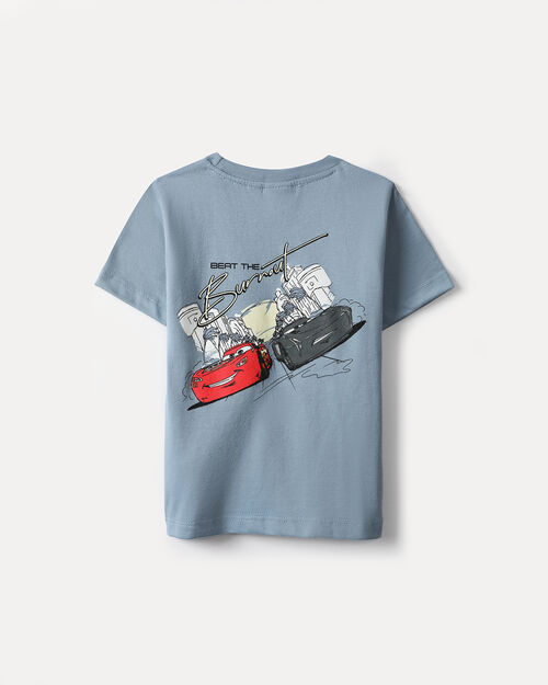 Playera Azul Rayo Mcqueen