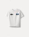 Playera Relaxed Roja,BLANCO P1