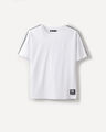 Playera Manga Corta Blanca,BLANCO
