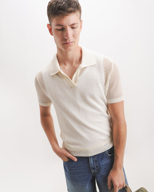 Polo Beige Semiajustada